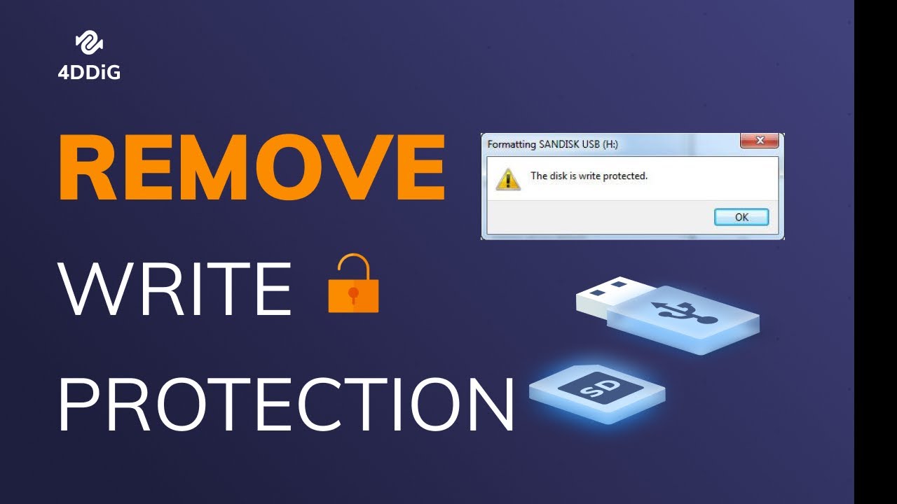 Download and install a reputable third-party write protection removal tool.
Launch the software and follow the on-screen instructions to remove write protection from your SanDisk device.