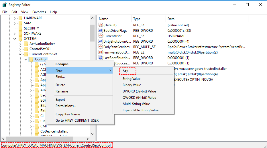 If the "WriteProtect" key does not exist, right-click on "StorageDevicePolicies", select "New", and then "DWORD (32-bit) Value".
Name the new value "WriteProtect" and set the value to 0.